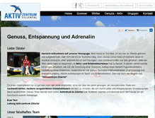 Tablet Screenshot of aktivzentrum-zillertal.at